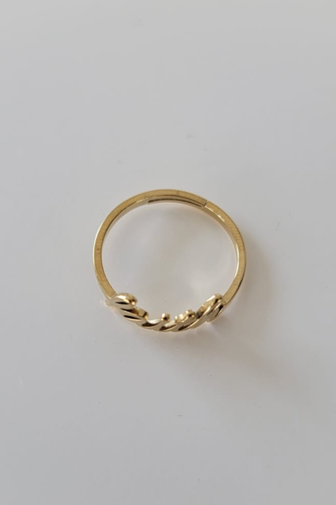 Bague Foi ~ Or réglable