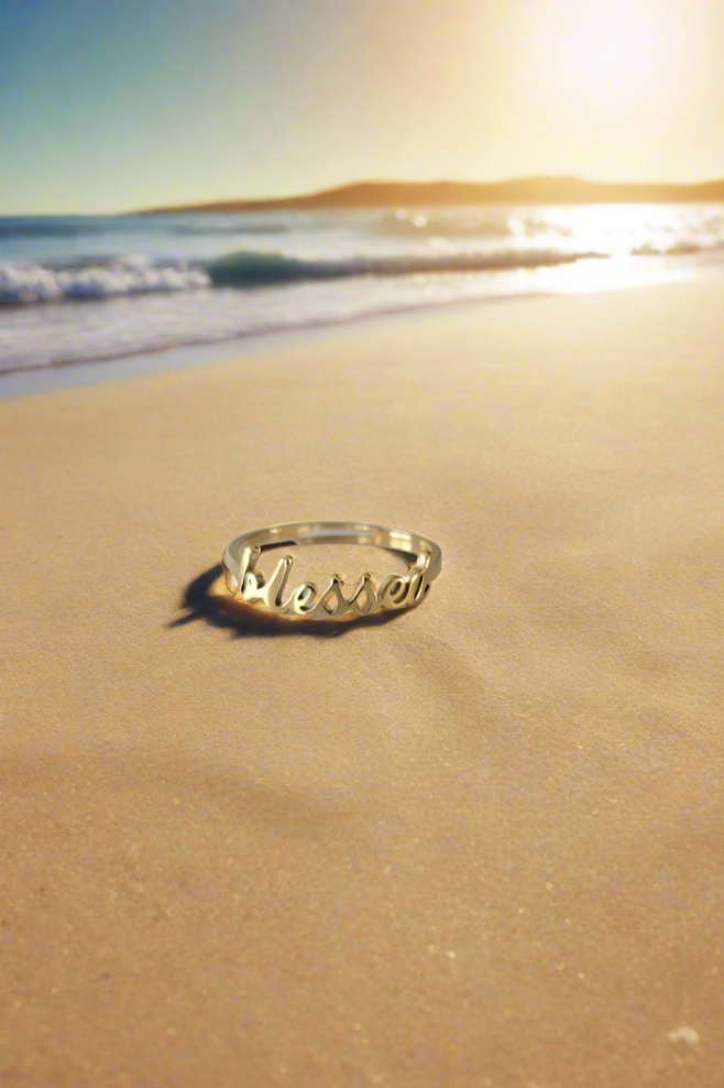 Bague bénie ~ Or réglable