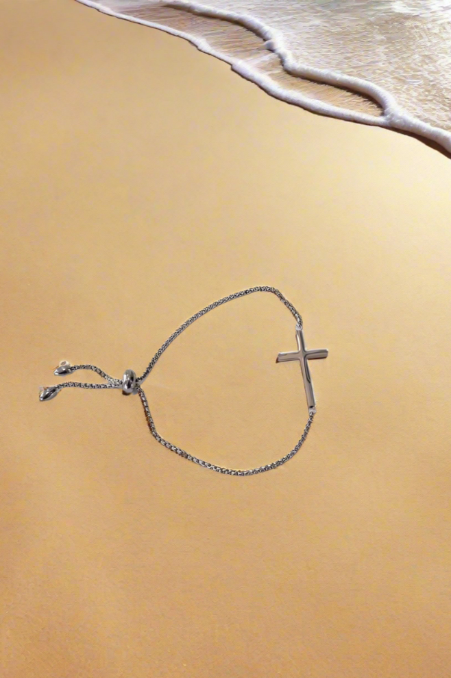 Forever Faith ~ Bracelet réglable élégant et magnifique OR
