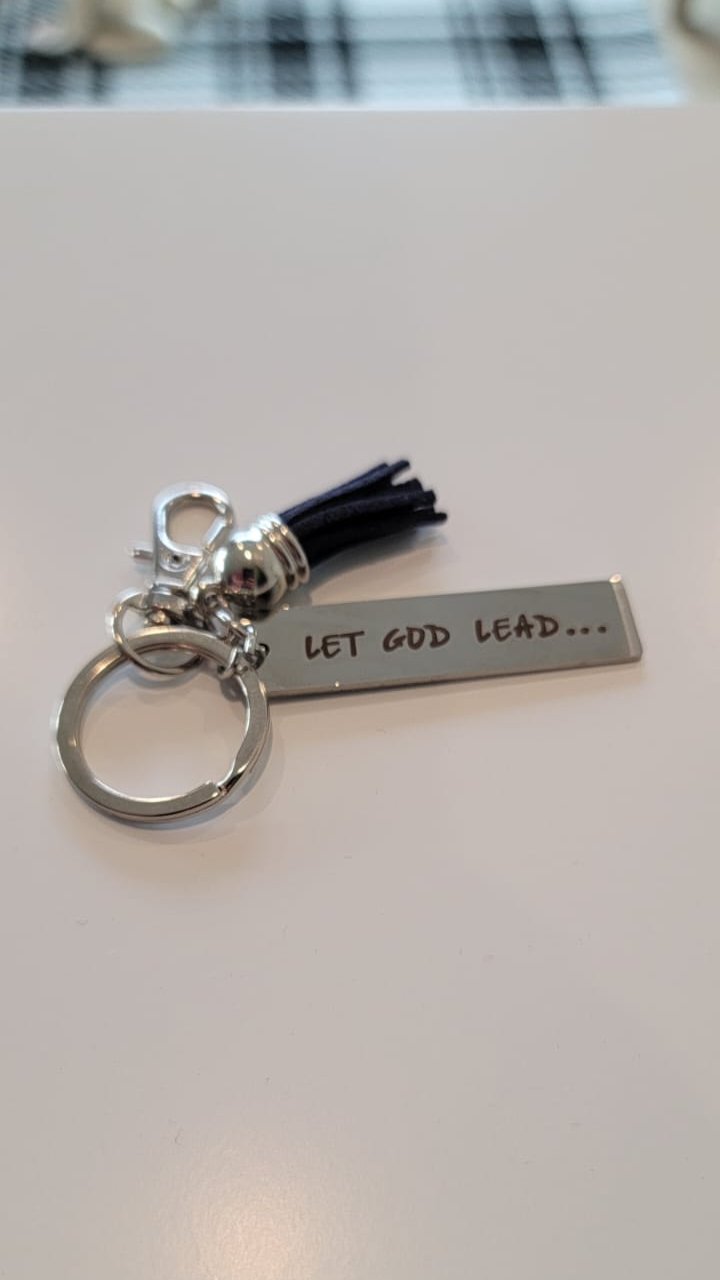 Porte-clés - Laissez Dieu vous guider
