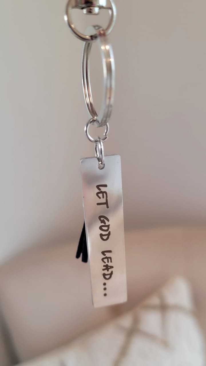 Porte-clés - Laissez Dieu vous guider