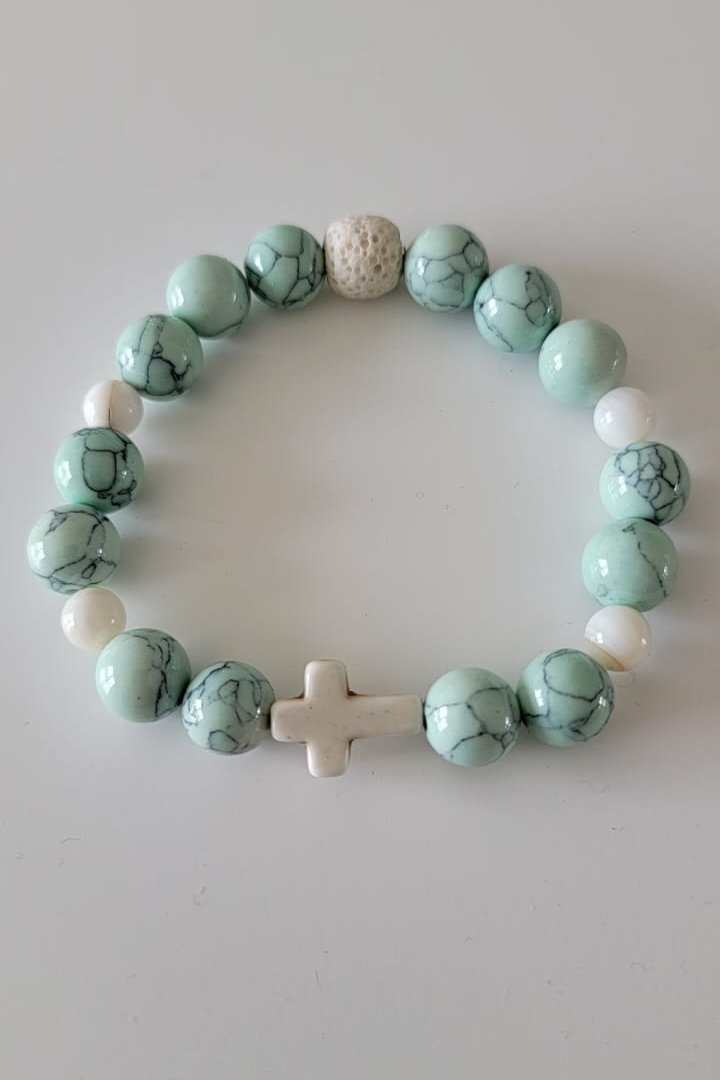 Collection Pierres Naturelles - Bracelet Tendance Turquoise