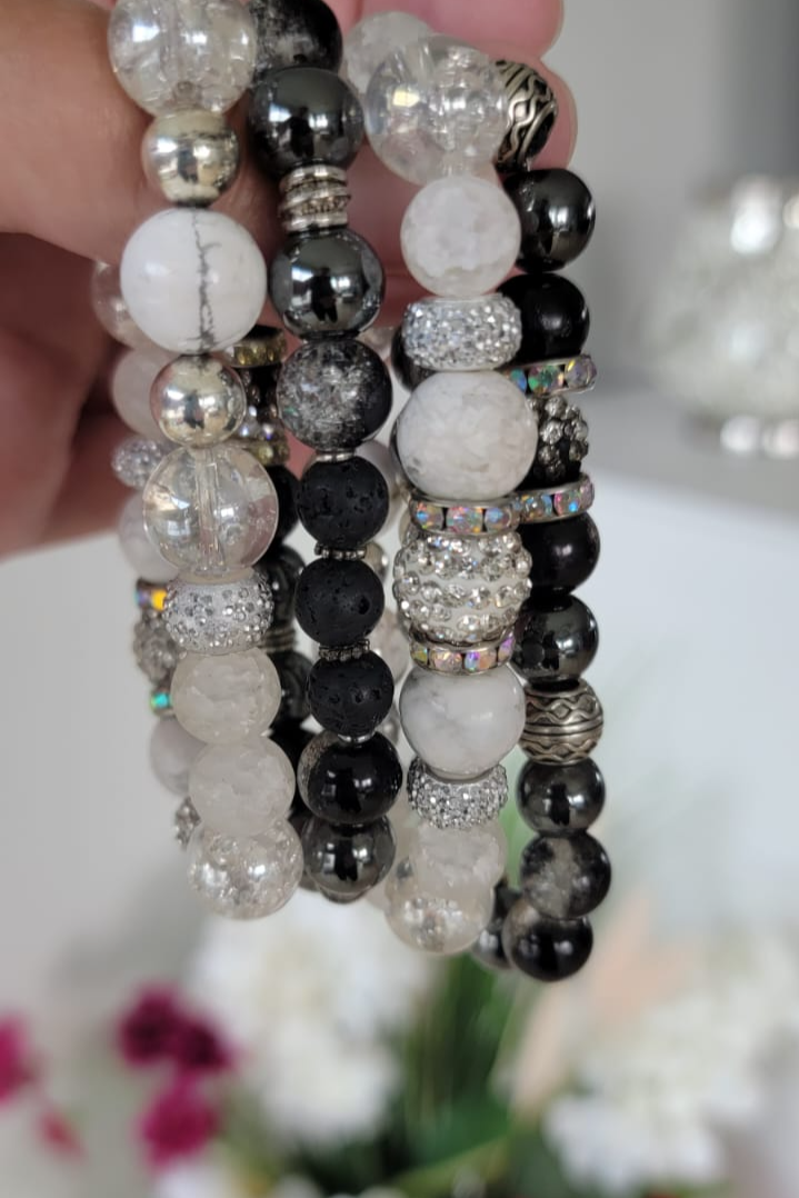 * Collection Moments * Bracelet en Noir Parfait