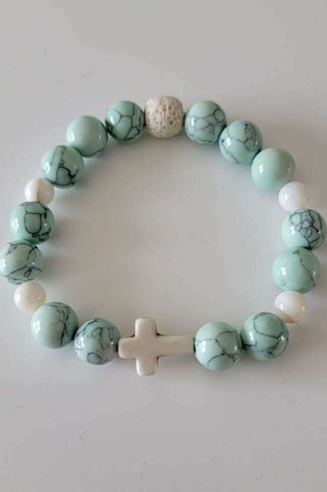 Collection Pierres Naturelles - Bracelet Tendance Turquoise